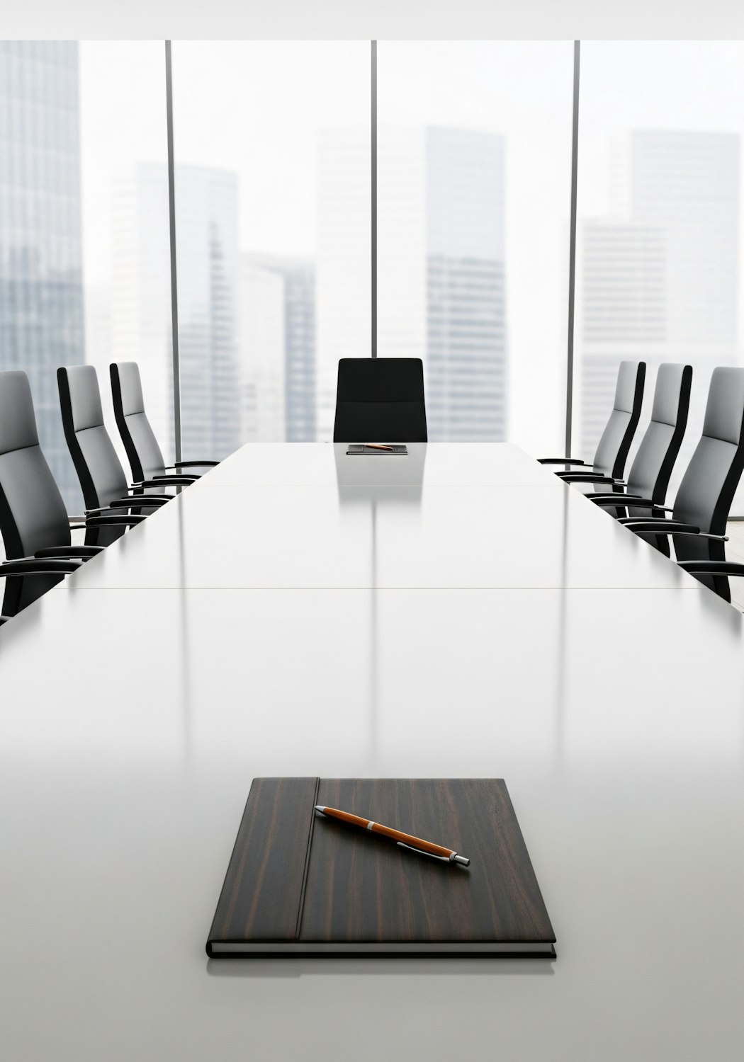 Healthcare sector — executive boardroom